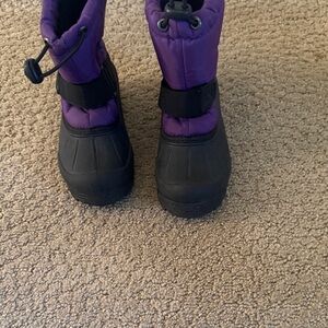 Purple and Black Snow/ Winter Boots
